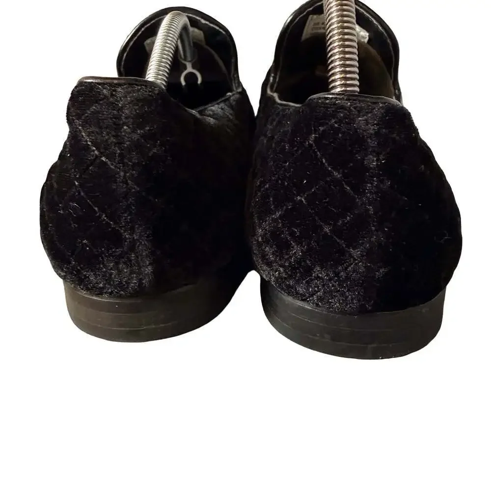 Giorgio Brutini Chatwal Quilted Velvet Slip-On Loafers size 8